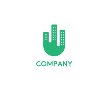 Bina logosu tasarımı - çizim soyut