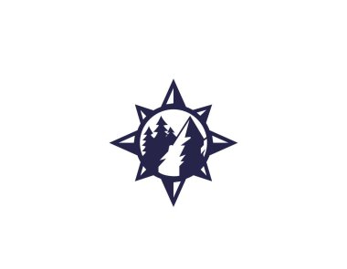 Dağ solgunluk tasarımı - illüstrasyon