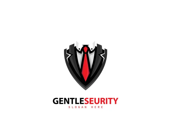 Diseño Logotipos Seguridad Para Caballeros — Archivo Imágenes Vectoriales