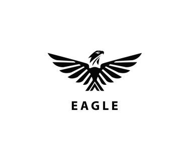 Kartal kanatları tasarım logosu