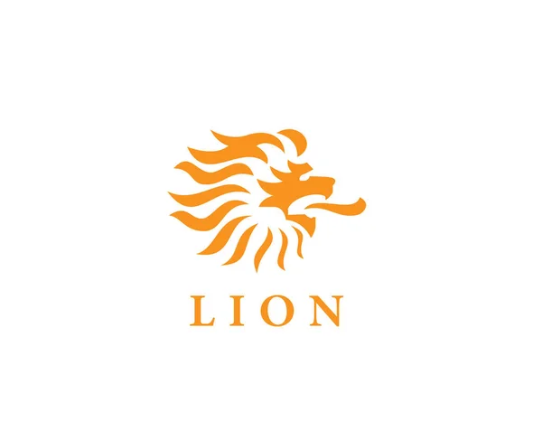 ライオンの頭のロゴベクトル — ストックベクタ