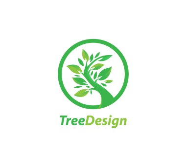 Ağaç tasarımı logosu işareti