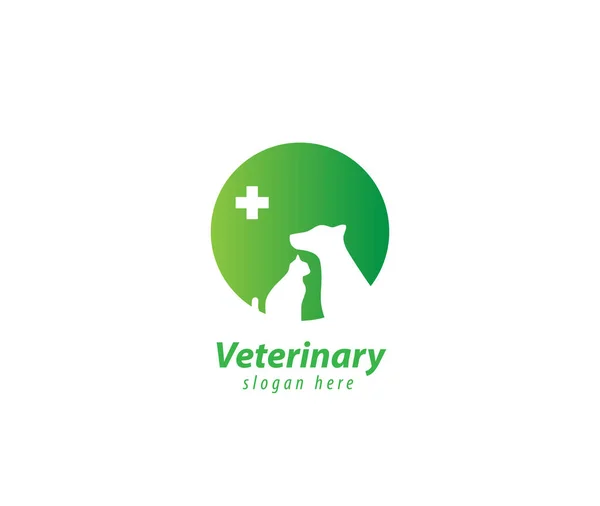 Ветеринарний Дизайн Логотипу Тварин — стоковий вектор