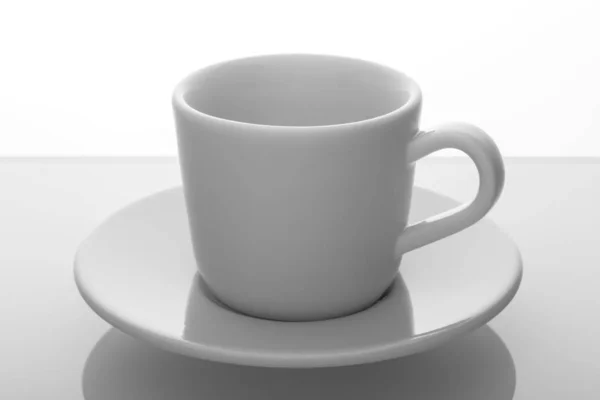 White Cup White Background — Stock Photo, Image