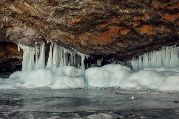 Winter Nature Lake Baikal — Stock Photo, Image