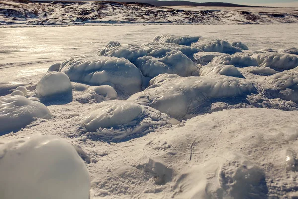 winter nature of Lake Baikal