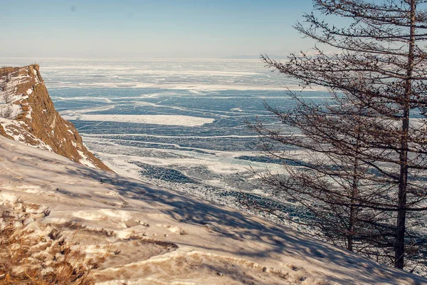 winter nature of Lake Baikal