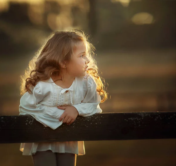 Girls Summer Stable — Stock Photo, Image