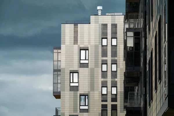 Modern design city apartment building