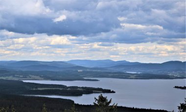 Güney Bohemya 'daki Lipno Barajı Wittigstein