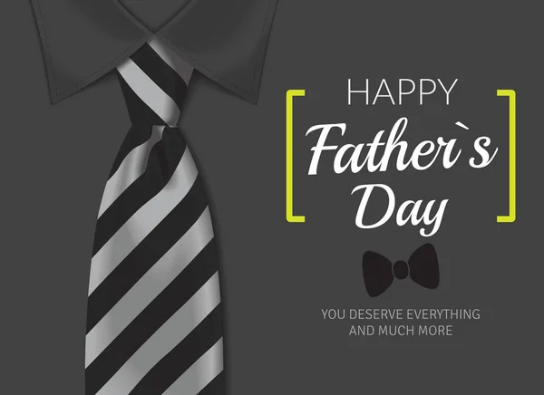 Feliz Tarjeta Felicitación Del Día Del Padre Fondo Día Los — Vector de stock