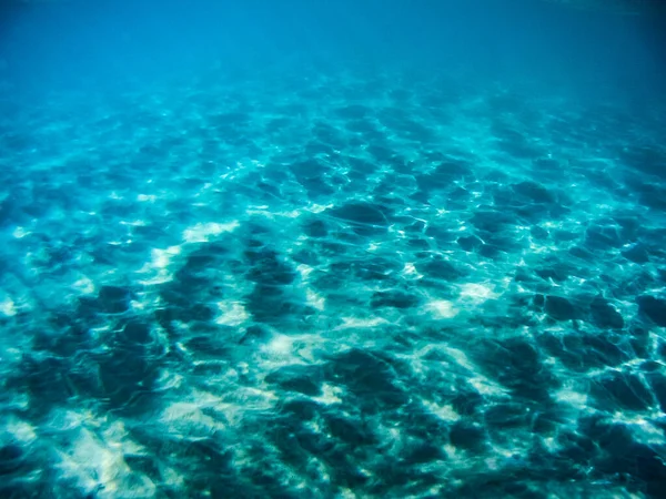 Abstract marine design template.Blue deep ocean. under the sea. — 图库照片