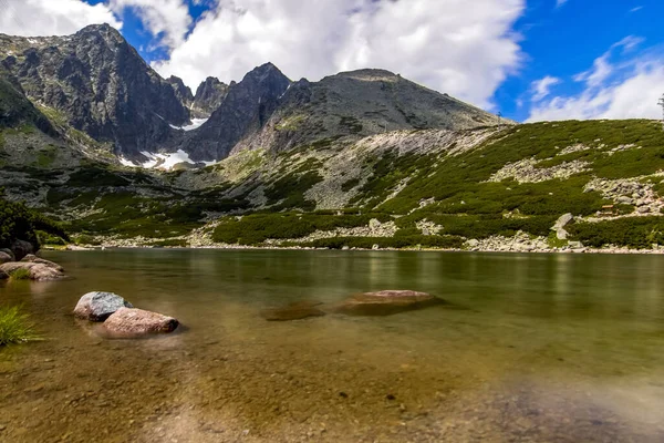 Lake Front Mountains Hight Tatras — Stock Photo, Image