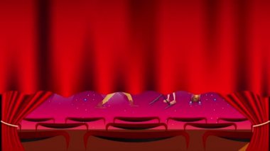 Rock dans partisinin sinema salonu manzarası