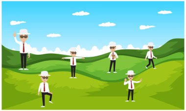 Hakem tarafından gösterilen kriketin farklı belirtileri