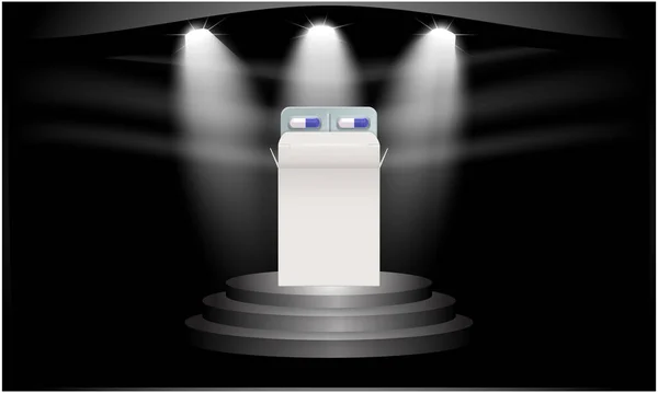 Kazanan sahne arkasında ilaç illüstrasyonunu taklit et