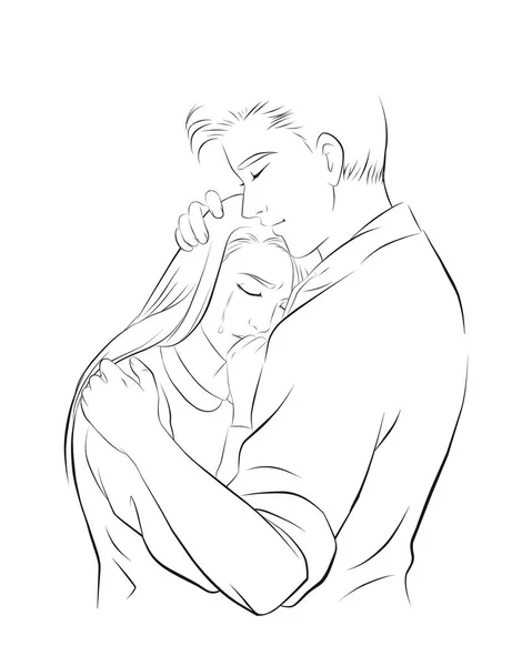 Jeune Couple Amoureux Femme Embrassant L Homme Avec Une Expression D Amour Tendre Pacifier Pleurer Fille Ligne Art Vectoriel Illustration Dessin Anime Isole Dessine A La Main Caractere Copine Stock Photo Jeune Couple Amoureux Femme Embrassant L Homme Avec Une Expression D Amour Tendre Pacifier Pleurer Fille Ligne Art Vectoriel Illustration Dessin Anime Isole Dessine A La Main Caractere Copine Stock Photo