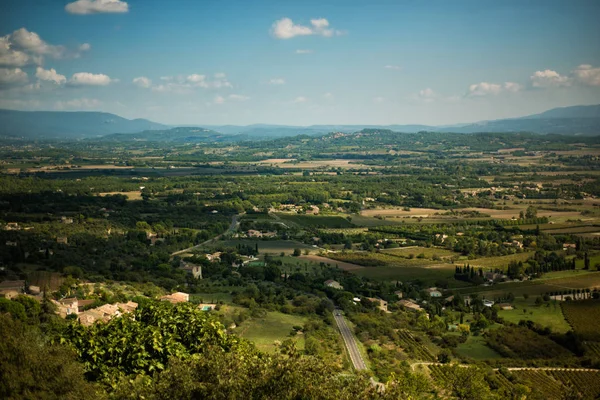 Scenic View One Most Beautiful Villages France Gordes Luberon Valley — Stock Photo, Image