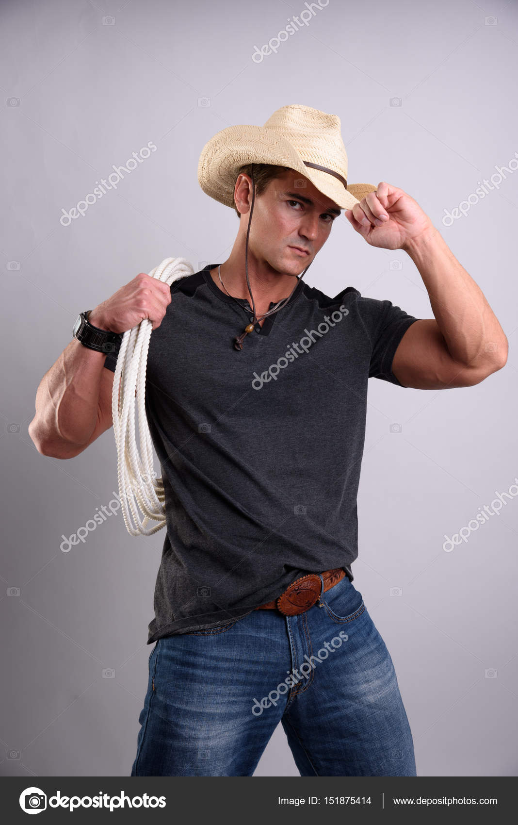 The Handsome Cowboy Awaits Stock Photo By C Romancephotos 151875414