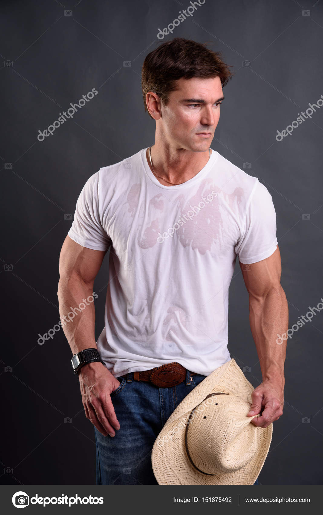 The Handsome Cowboy Awaits Stock Photo By C Romancephotos 151875492