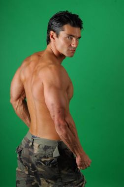 sıcak ordu adam savaş için hazırlar