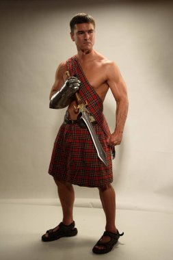 Kaslı highlander bekliyor