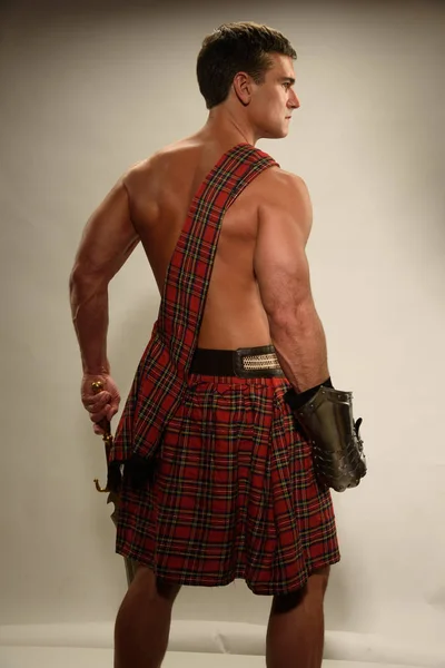 De highlander man — Stockfoto
