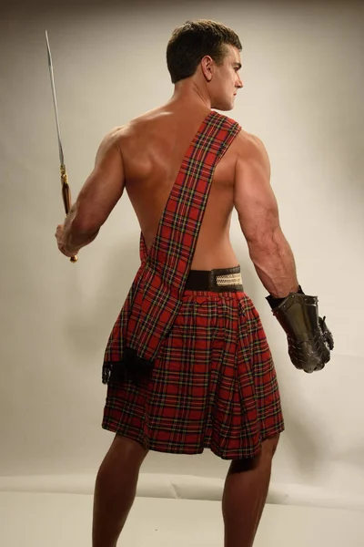 Muž highlander — Stock fotografie