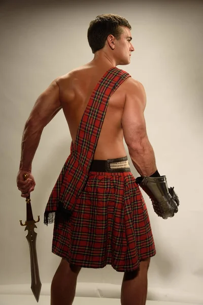 De highlander man — Stockfoto