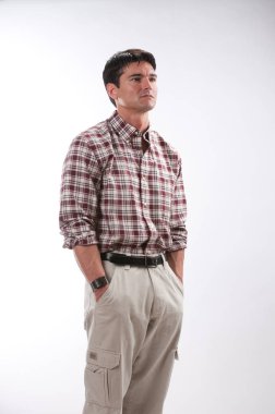 yakışıklı gent güvenle standları