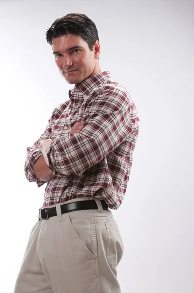 yakışıklı gent güvenle standları