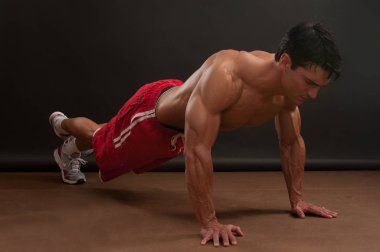 seksi adam kasların esneme