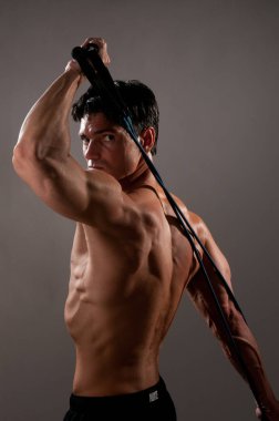 seksi adam kasların esneme