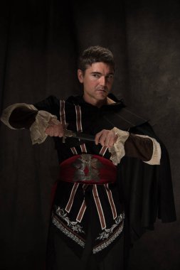 Seksi Viking pozları fotoğraf için..