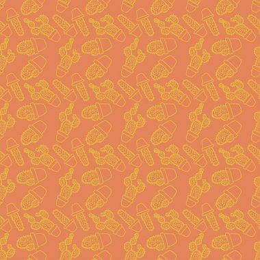 Lezzetli ve kaktüs bitkisinin kusursuz desenleri çizilmiş..