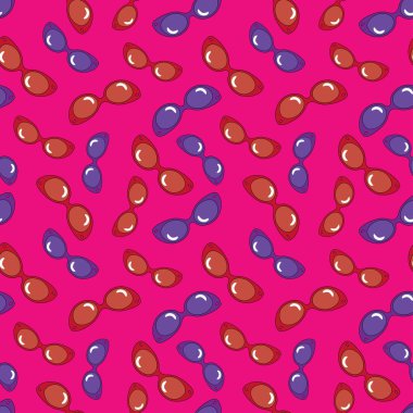 moda tasarımı, tekstil, giysi, baskı vs. için mükemmel güneş gözlüğü deseni.