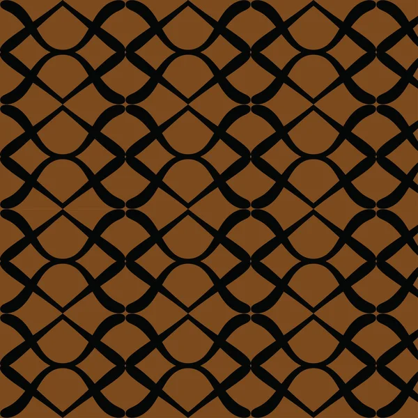 Moderne Élégant Motif Vectoriel Sans Couture Avec Fond Brun Texture — Image vectorielle