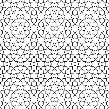 Zig-zag ve çizgili dikişsiz desenli soyut geometrik desen. modern stil desen.