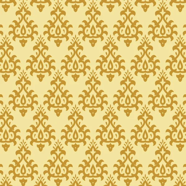 Damask Seamless Texture Pattern Elegant Vintage Baroque Floral Background Texture — Stock Vector