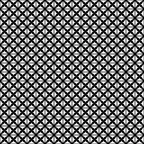 Бесшовный Абстрактный Рисунок Монохромном Фоне Геометрический Векторный Рисунок Черно Белых — стоковый вектор