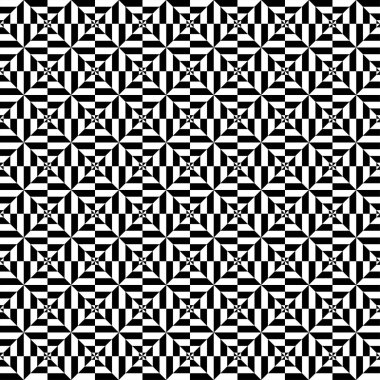 Doğrusal şeritli kusursuz tek renkli kare desen. yazdırma, döşeme, moda, ağ, ambalaj için siyah ve beyaz desenler.