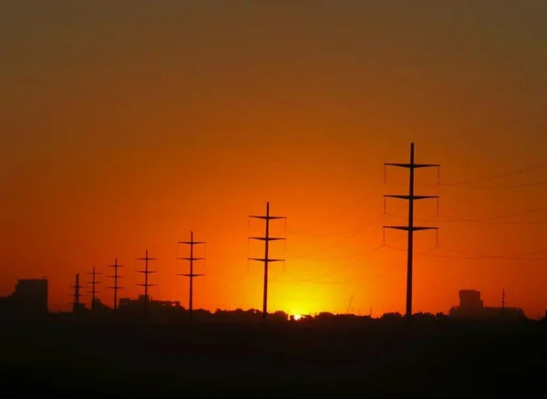 Beautiful sunset from south America