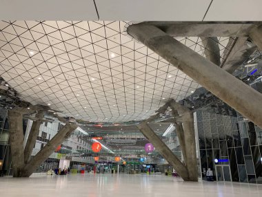 Yenilik merkezi Skolkovo 'daki konferans ve etkinlikler için modüler salonu 