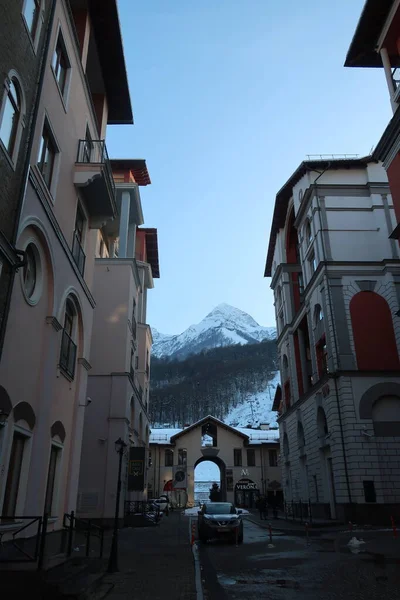 Krasnaya Polyana. Soçi. Dağlar