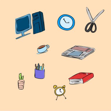 İş ve finans vektör illüstrasyonu için araç simgesi