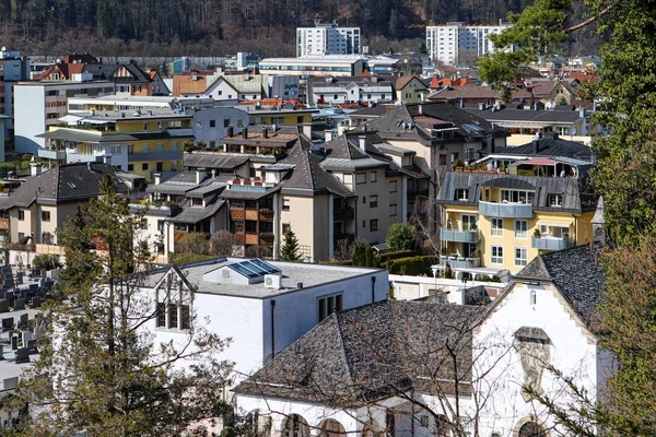 Top View City Kufstein Austria — стокове фото