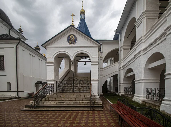 Russian Men Monastery City Serpukhov Russia — Stock Photo, Image
