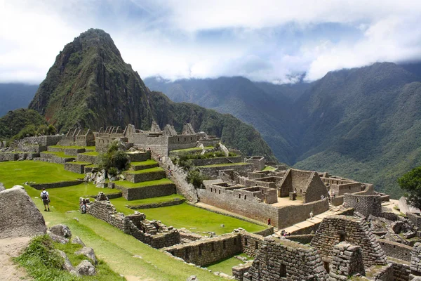 Inca Πόλη Του Macchu Picchu Περού — Φωτογραφία Αρχείου