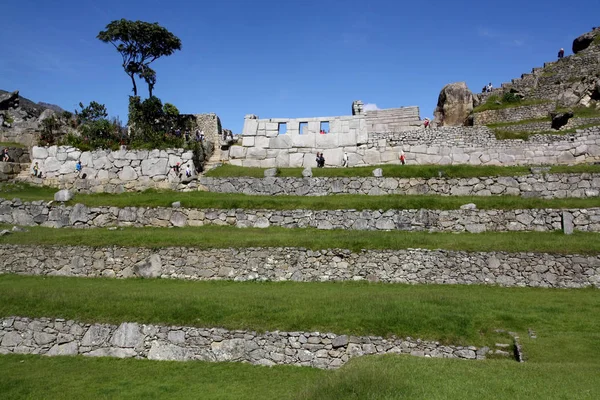 Inca Πόλη Του Μάτσου Πίτσου Περού — Φωτογραφία Αρχείου