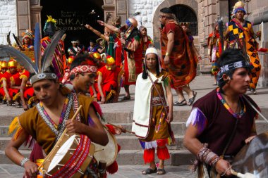İnti Raymi festivali, Cusco, Coricanhca, Peru
